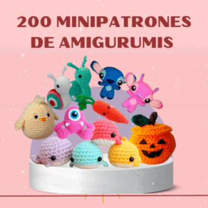 Ebook de 200 MINIPATRONES DE AMIGURUMIS